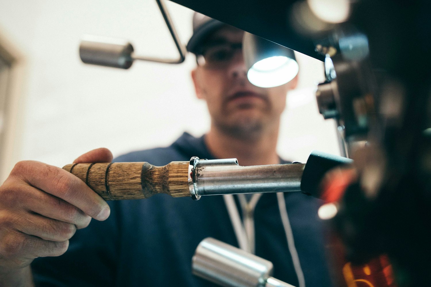 A Voltway electrician at work